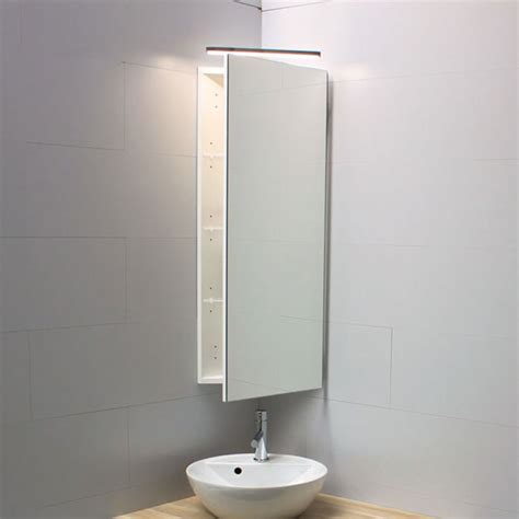 Armoire De Toilette Gain De Place D Angle Suspendu Pour Salle De Bain