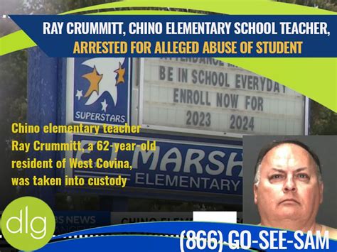 Ray Crummitt, Chino Elementary School Teacher, Arrested for Alleged Abuse of Student