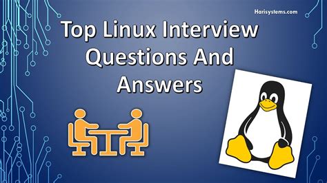 Top 30 Linux Interview Questions And Answers Top Linux Interview Questions Harisystems Youtube