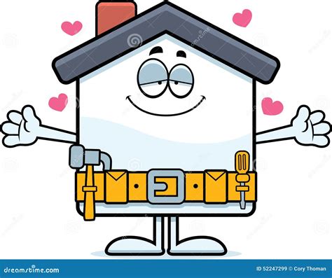 Cartoon Home Improvement Hug Stock Vector Illustration Of Vector