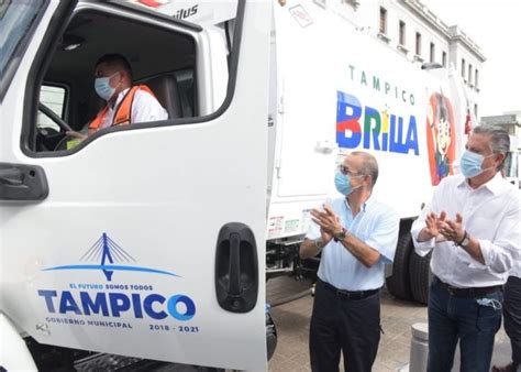 Tampico Cuenta Con Nuevos Camiones Recolectores De Basura Central