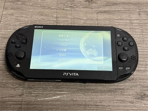 【やや傷や汚れあり】 Vita Playstation Vita Pch 2000 ブラック 動作品 本体 のみ プレイステーション