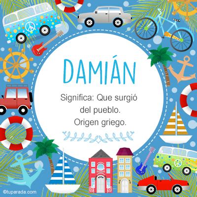 Nombre Damián Significado y origen del nombre Damián