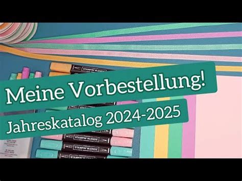 Endlich Meine Vorbestellung Ist Da Neue Produkte Von Stampin Up