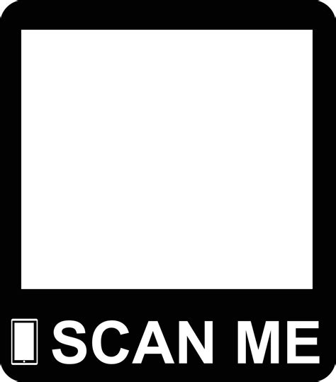 Scan Me Qr Code Icon On White Background Qr Code For Mobile App And Payment Sign Qr Code Frame