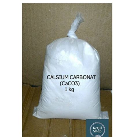 Jual Calcium Carbonat Caco Kalsium Karbonat Kapur Kg