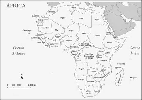 Mapa Da Africa Para Pintar - 35+ Desenhos do Mapa da África para Imprimir e Colorir/Pintar