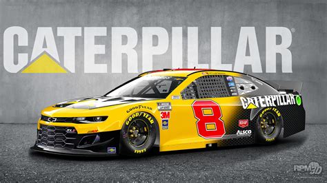 2020 Nascar 8 Caterpillar 3d Render By Rpm 3d Inc On Behance