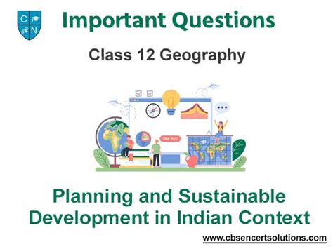 Planning And Sustainable Development In Indian Context Class