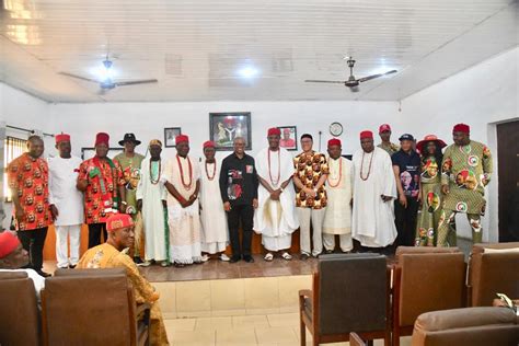 2023 Peter Obi Meets Anambra Traditional Rulers Photos