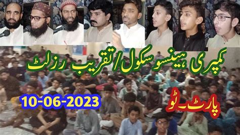 Comprehensive Model High School Sargodha Result Ceremonyby Manzoor