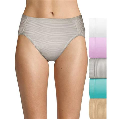 Hanes Hanes Ultimate Womens Cool Comfort Microfiber Hi Cut Underwear