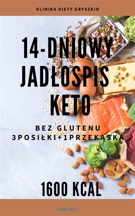 GOTOWY 14 DNIOWY JADŁOSPIS KETO bez glutenu niski indeks glikemiczny