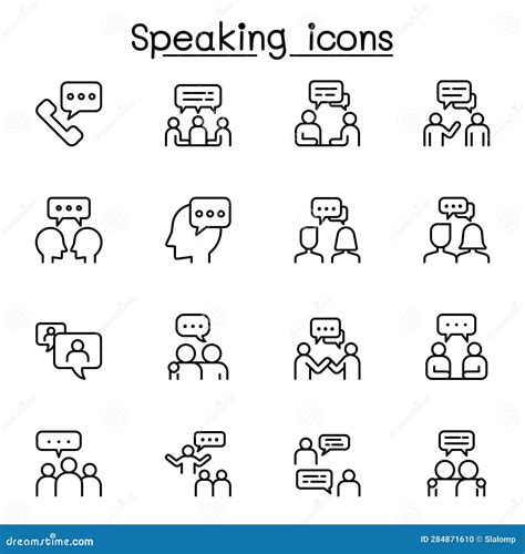 Speaking Icon Dialog Silhouette Clipart Cartoon Vector Cartoondealer