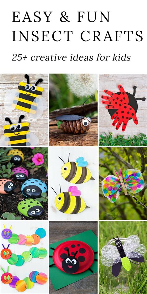 The Most Easy And Fun Insect Crafts For Kids Fireflies And Mud Pies