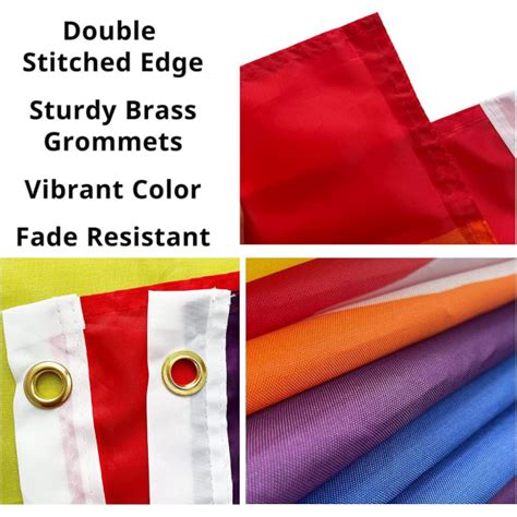 Gay Pride Rainbow Flag 3x5 Fot Pride Month Flag HBT Flag Fema E3ce Fyndiq
