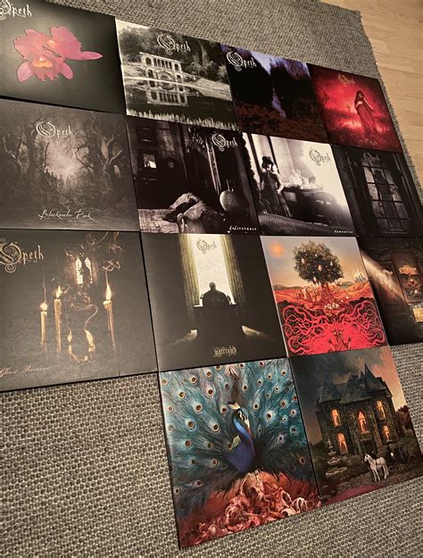 Finally managed to collect all Opeth studio albums (+ Lamentations) on ...