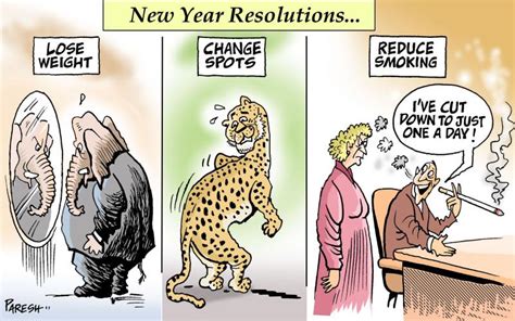 New Year resolutions | Cartoon Movement