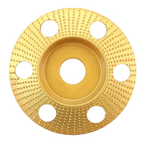 New Drillpro 110mm Tungsten Carbide See Through Wood Shaping Disc Bevel