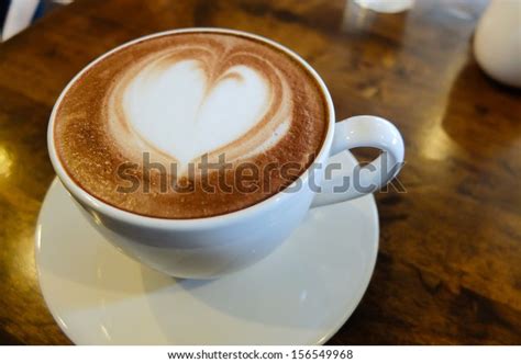 Latte Art Heart Stock Photo Edit Now 156549968