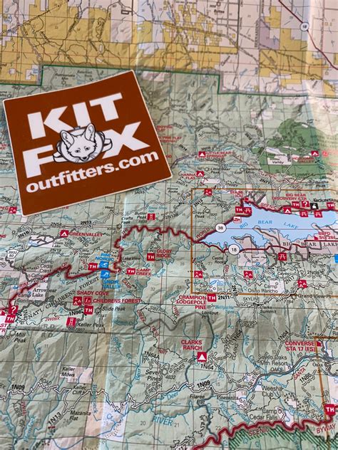 San Bernardino National Forest Map – Kit Fox Outfitters