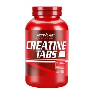 Activlab Creatine Tabs 120tabas Kreatyna W Tabletkach Activlab