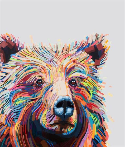 Colorful Wild Animal Paintings From The Thousand Photographs Online