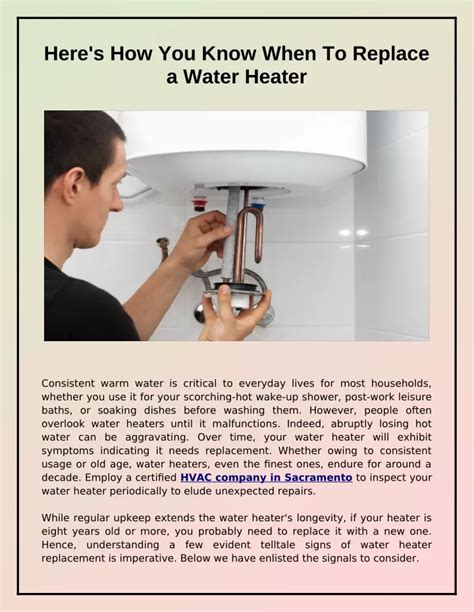 PPT Here Is How You Know When To Replace A Water Heater PowerPoint