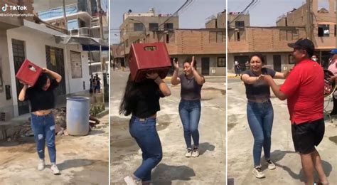 TikTok Viral Joven Escucha Tocar Una Banda Y Decide Salir Con Una Caja