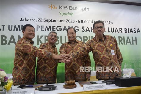 Rupslb Kb Bukopin Syariah Setujui Penambahan Modal Rp Miliar