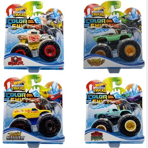 Hot Wheels Monster Trucks Color Shifters Monster Truck Bone Shaker