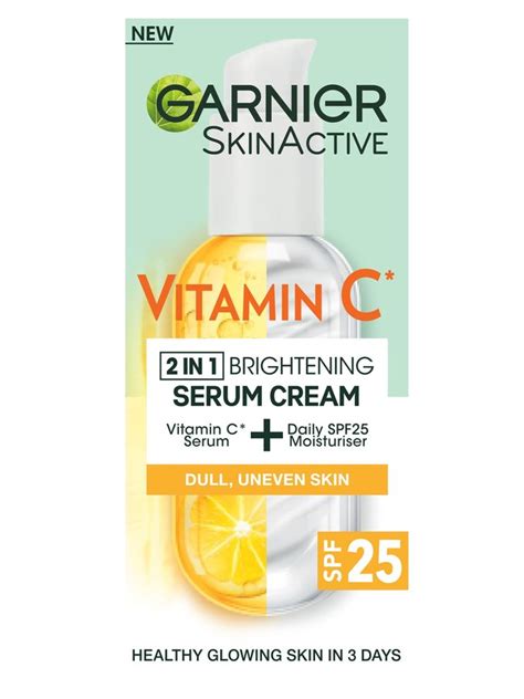 Vitamin C 2 In 1 Brightening Serum With Spf 25 Garnier Uk