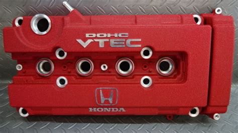 Honda Genuine Oem B18c B16b Integra Type R Dc2 Red Valve Cover ☆ 12310