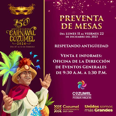 Comit Organizador Anuncia Preventa De Mesas Para El Aniversario