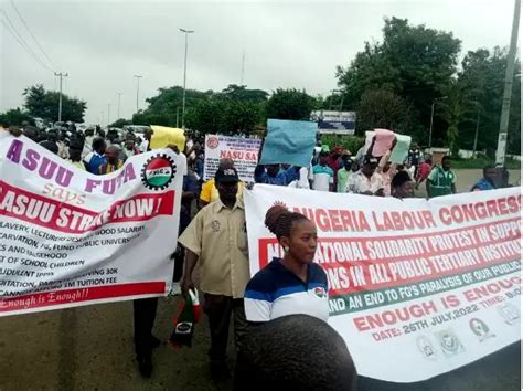 Asuu Strike Nlc Protests Rock States In Nigeria Photos Politics