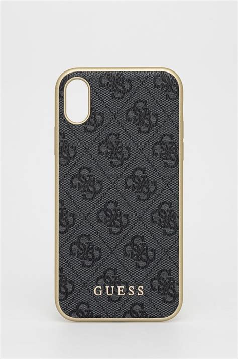 Чохол на телефон Guess колір сірий | ANSWEAR.ua
