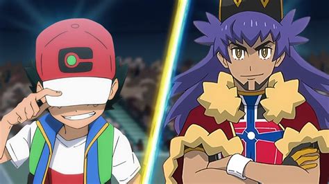 Pokemon Battle Ash Vs Leon Leon Journeys Ash Best Team Youtube