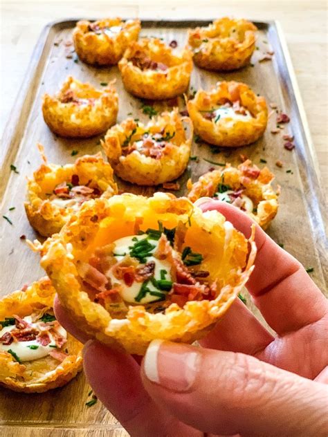 Tater Tot Appetizer Cups The Feathered Nester