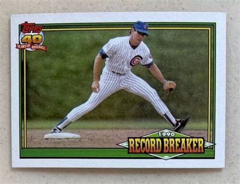 Topps Record Breaker Ryne Sandberg For Sale Online Ebay