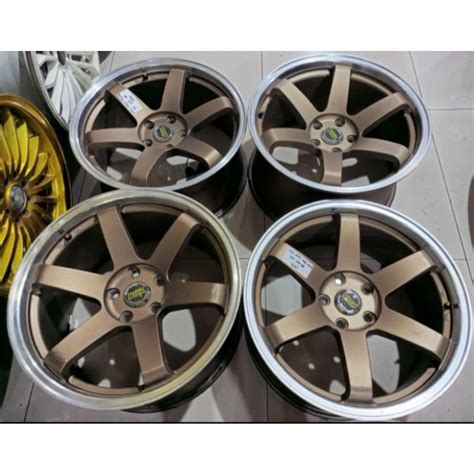 Jual Velg Mobil Racing Volk Rays Te Ring X Pcd X Et