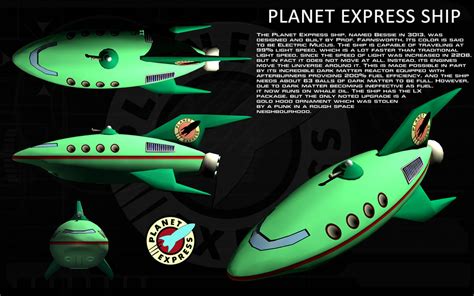 Planet Express Ship ortho by unusualsuspex on DeviantArt