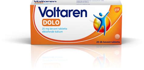 Vásárlás Voltaren Dolo 25mg tabletta 20db Izületvédő készítmény árak