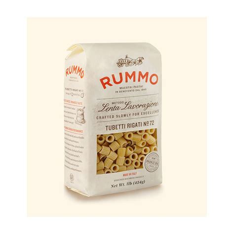 Rummo Tubetti Rigati No G Buy Online Long Pasta