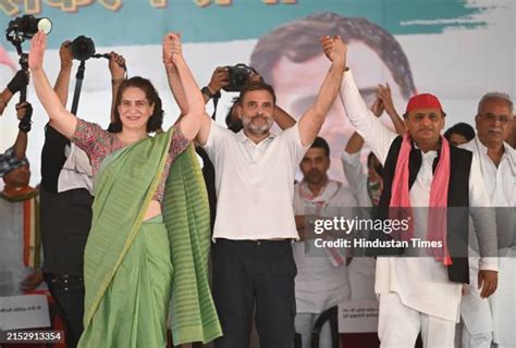 441 Rahul Gandhi Akhilesh Yadav Photos And High Res Pictures Getty Images