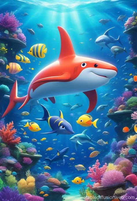 Exploring Deep Sea Creatures in Disney 3D | Stable Diffusion Online