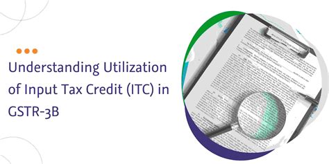 Demystifying Itc Utilization In Gstr 3b