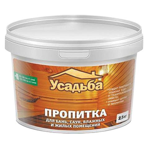 Пропитка для бань и саун Усадьба-409 (3кг) - купить по низкой цене в ...