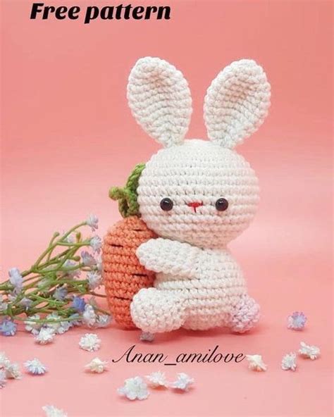 Crochet Bunny Henri With Carrot Amigurumi Pattern Artofit