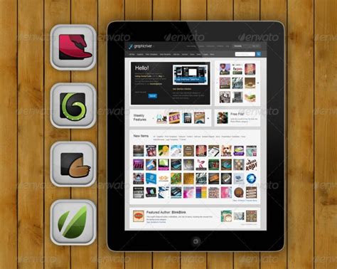 21+ Creative App Icon Mockup PSD Templates - Mockup Den