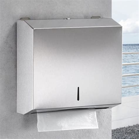 Paper Towel Dispenser Wall Mounted Stainless Steel Towel Dispenser